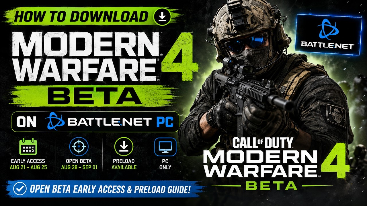 How to Install Modern Warfare 4 Beta on Battle.net PC | MW4 Beta Download