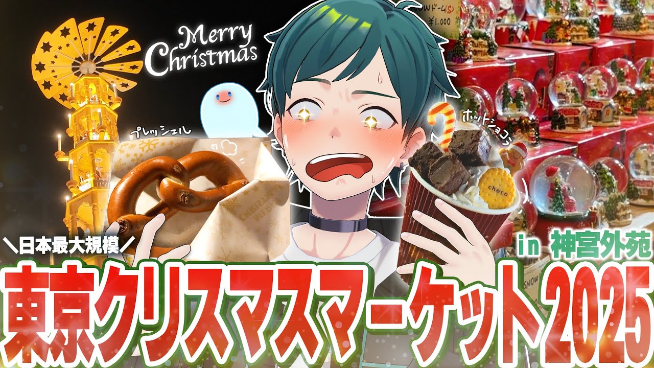 【Vlog】日本最大級！東京クリスマスマーケットで癒された🎄❄️✨【メリクリ】