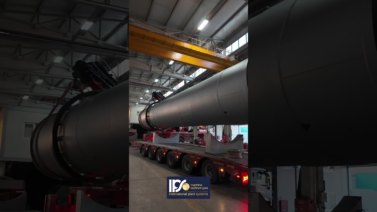 CAF Type Rotary Gypsum Calcination Kiln | IPS MAKİNA Engineering