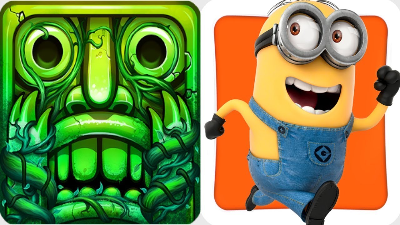 Despicable Me 3 Minion Rush Vs Temple Run 2 | Android iPad iOS Gameplay