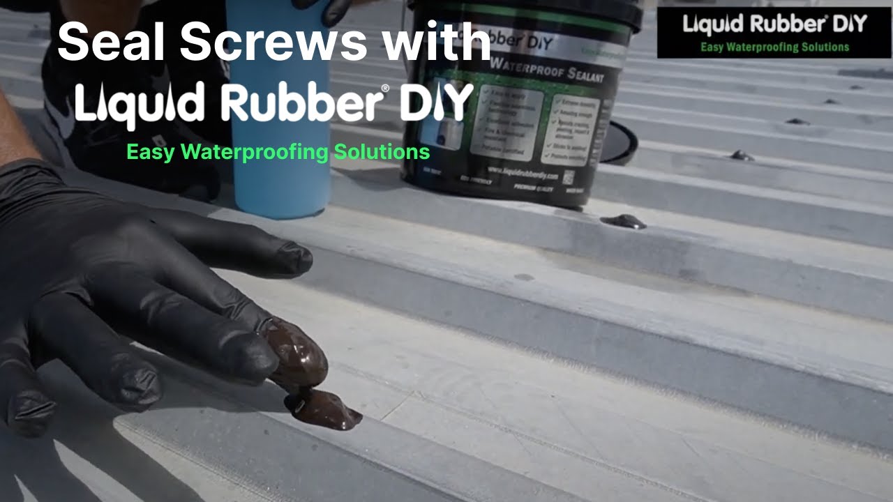 Sealing Screws with Liquid Rubber DIY + Rapid Cure Spray