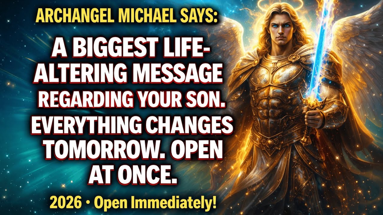 ✝️ A BIGGEST LIFE-ALTERING MESSAGE REGARDING YOUR SON. EVERYTHING CHANGES TOMORROW. OPEN AT ONCE . .