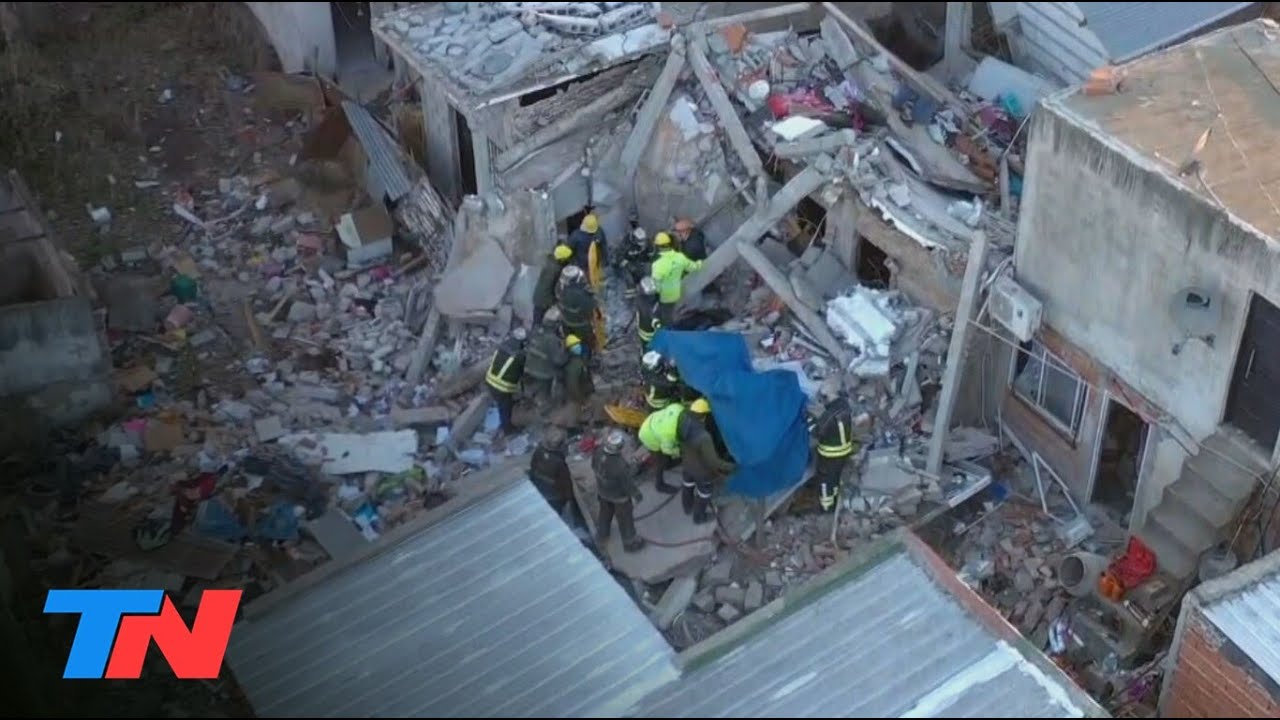 Derrumbe y tragedia en Lomas de Zamora: colapsó una casa y una mamá y su hija