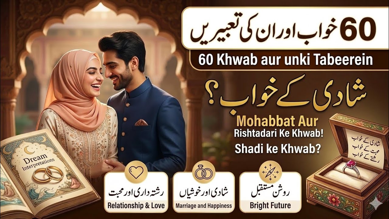 60 dreams | relationship dreams | marriage dreams | dream meanings | khwabon ki tabeerein