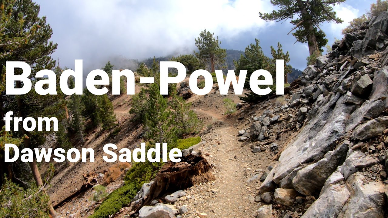 Ambient Hiking: Baden-Powel, from Dawson Saddle 4K, No Music