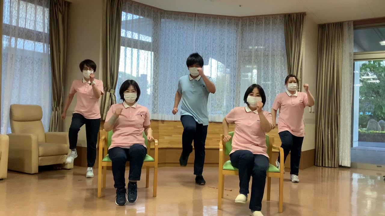 「水前寺清子　365歩のマーチ」　の体操を作ってみたよ～