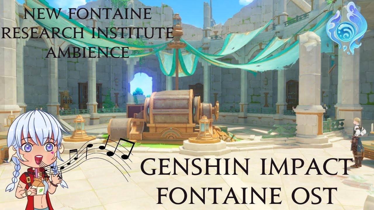 Genshin Impact - New Fontaine Research Institute Ambience 1 Hour OST Loop