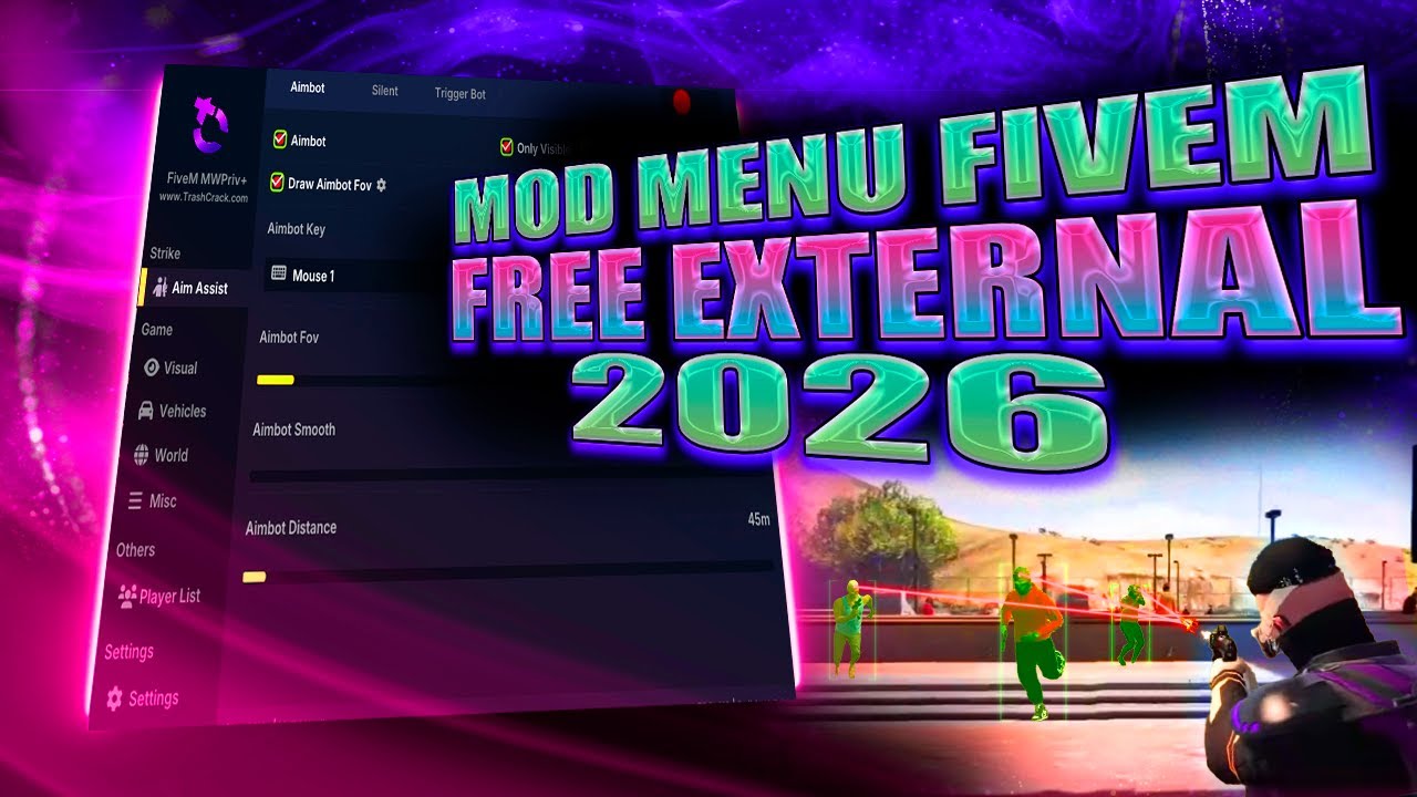 MOD MENU FIVEM EXTERNAL FREE DOWNLOAD 2026: ¡BYPASS ANTI-CHEAT CON MENUS GRATIS!