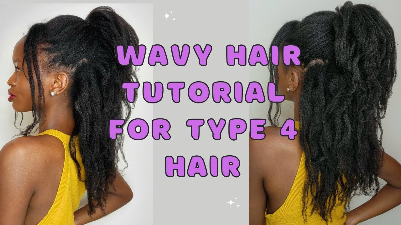 WAVY HAIR TUTORIAL FOR TYPE 4 HAIR| HOW TO GET WAVY HAIR ON TYPE 4 HAIR| Nakokonya Sylvia