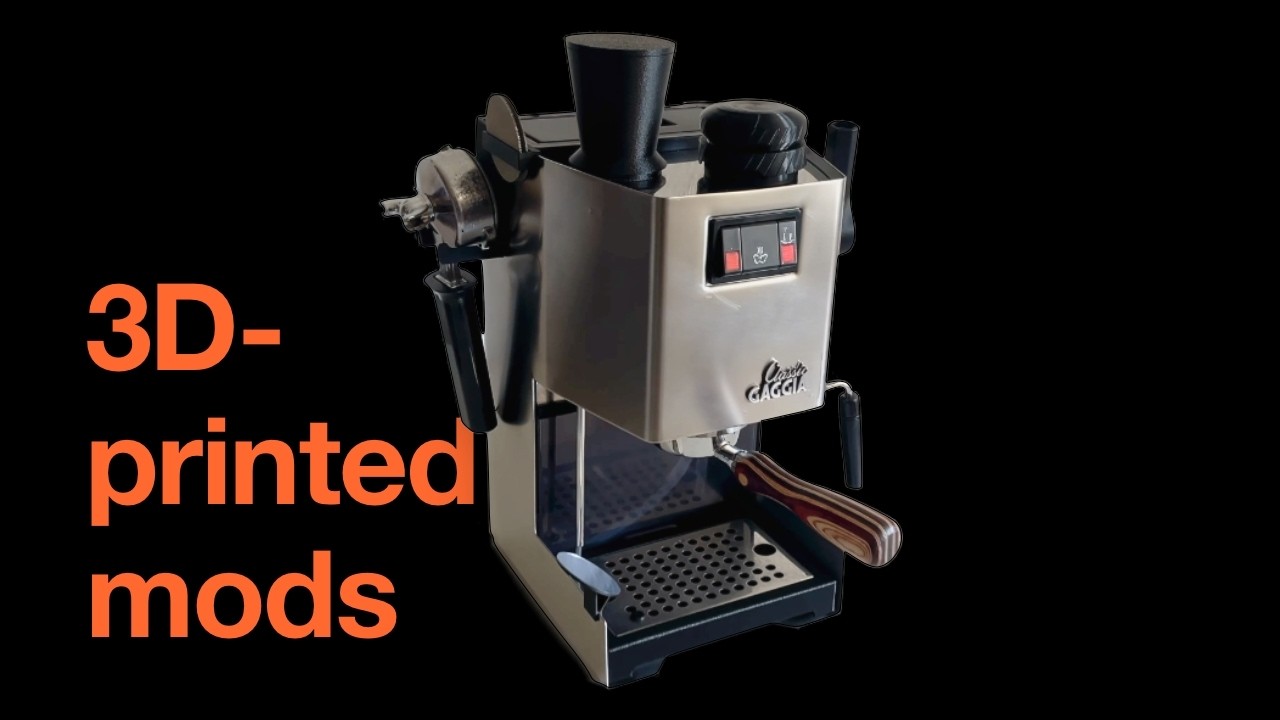 Accessories for the Gaggia Classic ( Pro / Evo ) - 3D printed mods that I use, made and partly sell