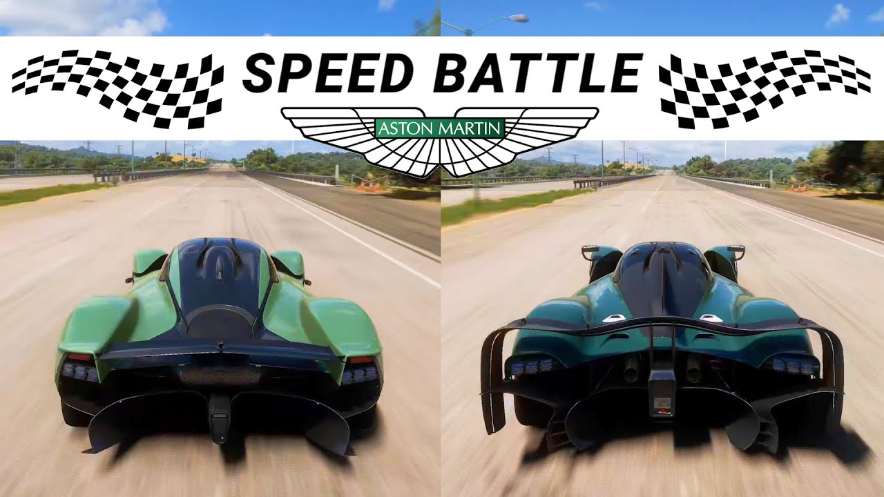 Forza Horizon 5 Speed Battle - Aston Martin Valkyrie, Vulcan, Valhalla (Which is the fastest?)