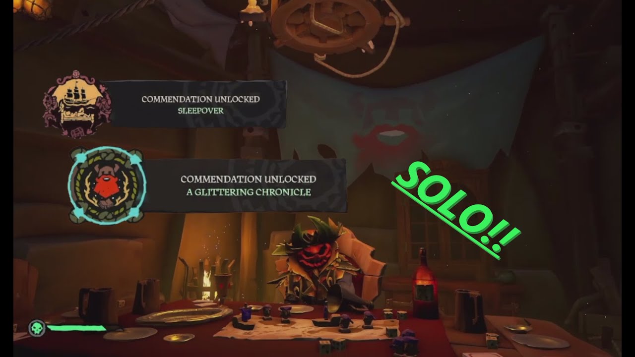 Legend of Glitterbeard! All Journal Locations and 6 easy commendations! Sea of Thieves