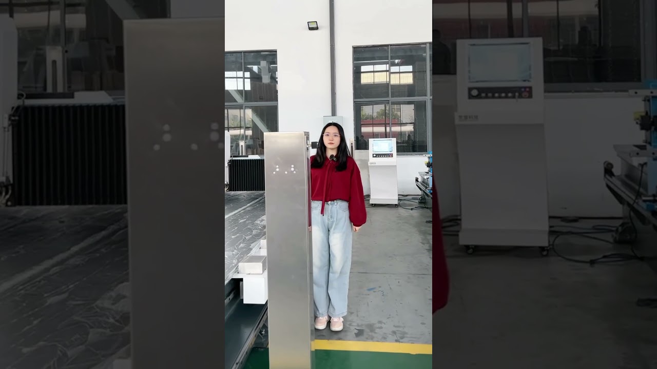 JIANMENG CNC V Grooving Machine│ Safety Light Curtain Option #metalfabrication #factoryproducts