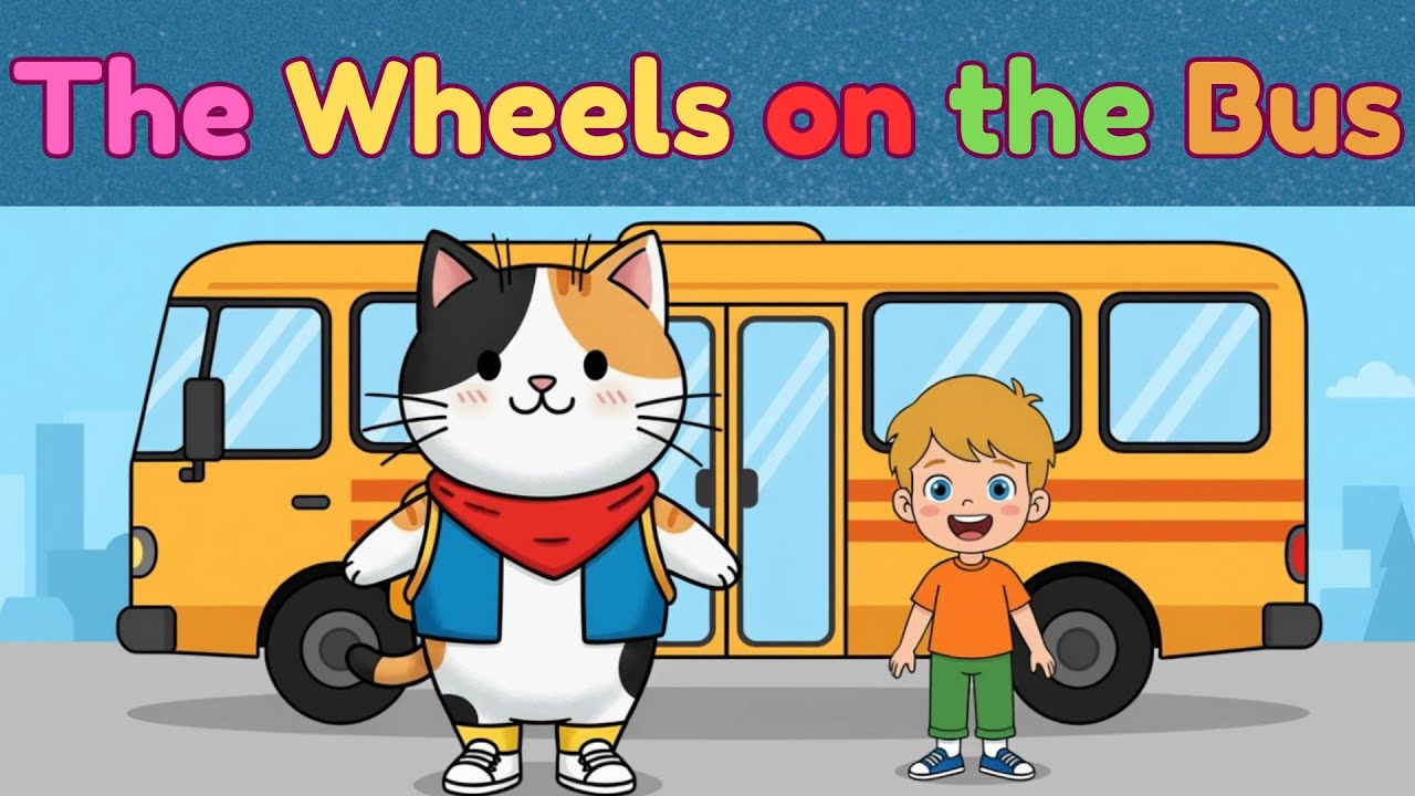 The wheels on the Bus | Sing with Christopher and Mr. Whiskers