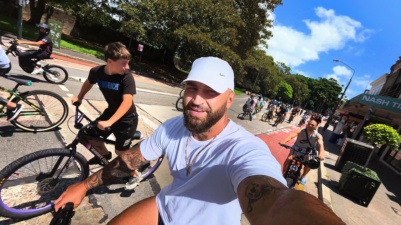 Bike meet to Bondi beach