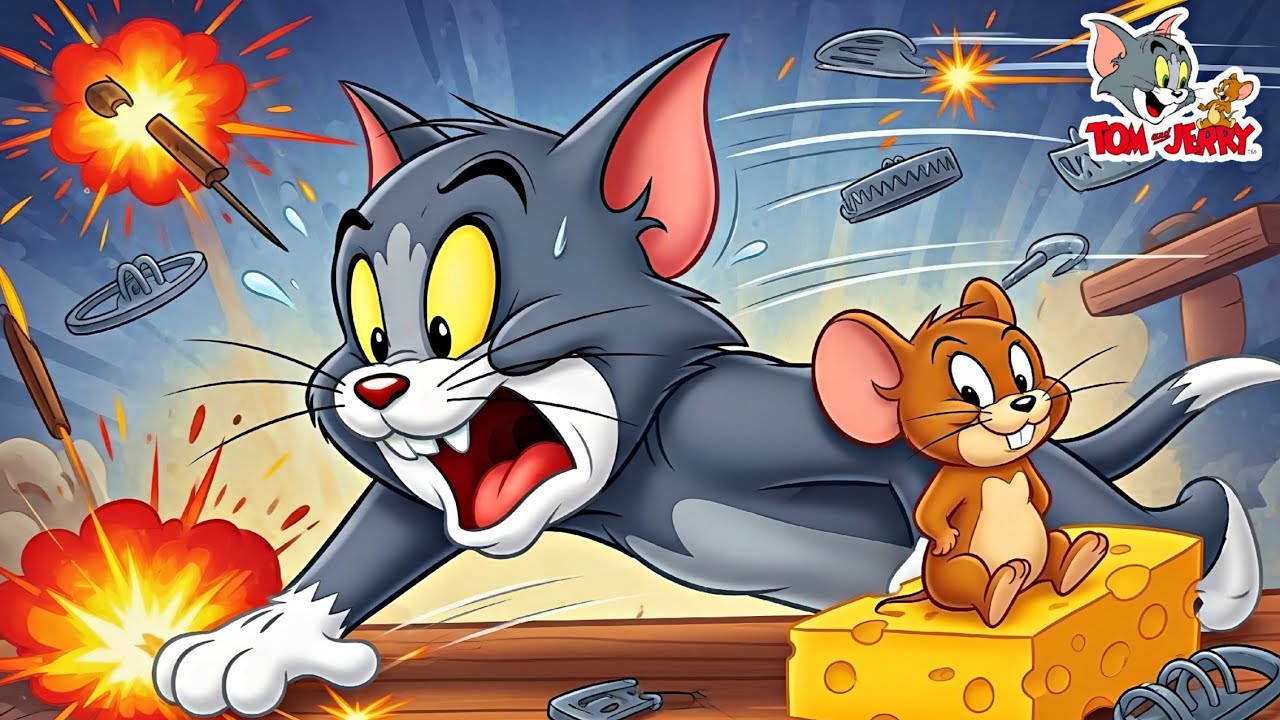 Tom & Jerry&rsquo;s Funniest Chases Ever | Classic Slapstick Cartoon Compilation | Full Cartoon Episode