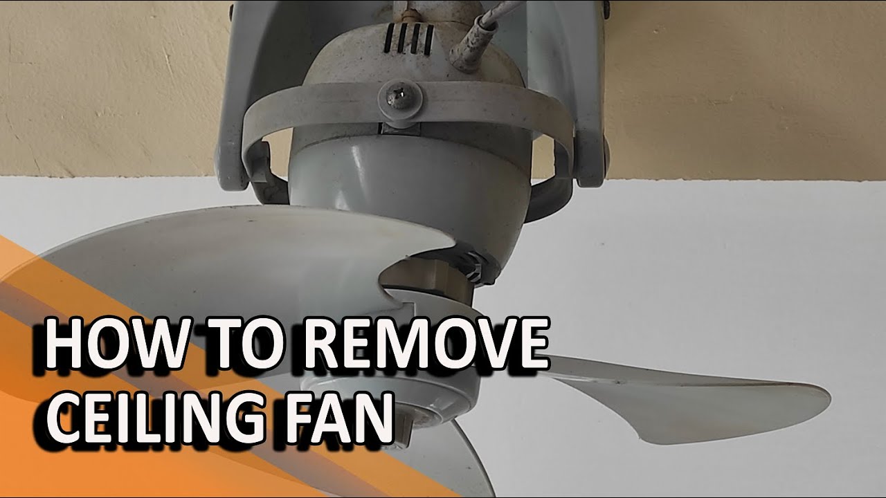 How to Remove Orbit fan (Ceiling Fan) from the Ceiling | TAGALOG | Alan's Kit