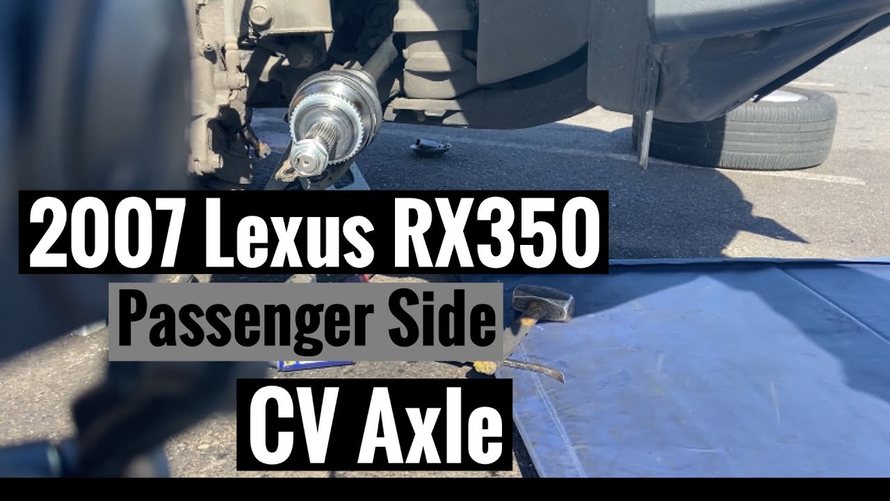 Замена моста CV со стороны пассажира Lxeus RX350 2007 года