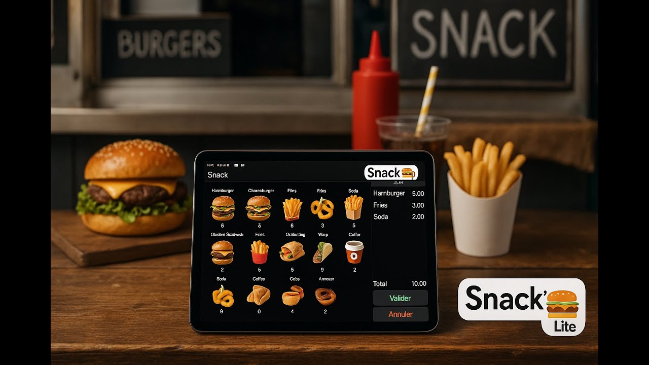 POS app for &euro;10/month &ndash; ECOS Lite for Android | Snack, Kebab, Foodtruck, Artisan...