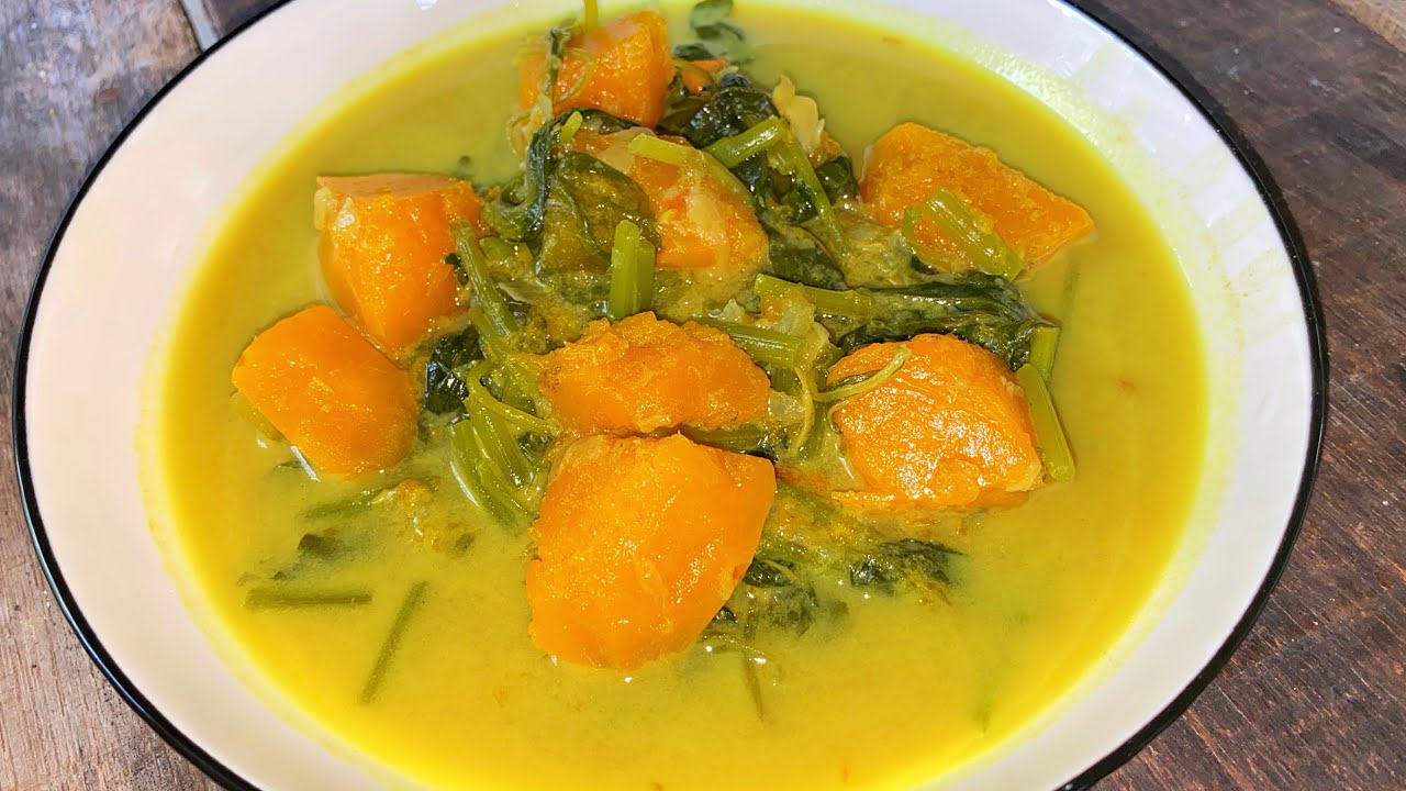 Gulai Lemak Labu Campur Bayam | Menambah2 Pak Sedara Ku Makan😆