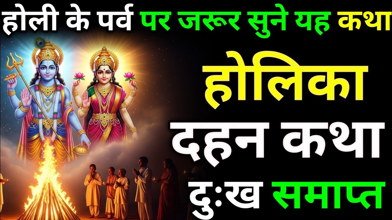 होली के पर्व की कथा | होलिका दहन कथा | #holi #bhakti