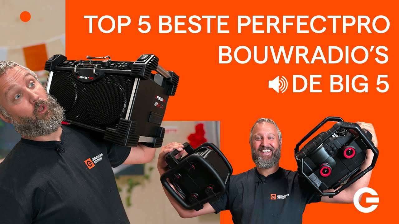 TOP 5 beste Perfectpro Bouwradio's. The BIG 5