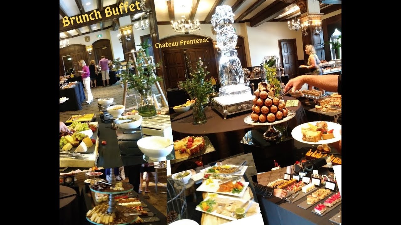 Brunch Buffet at Frontenac Castle / Chateau Frontenac Quebec City Canada
