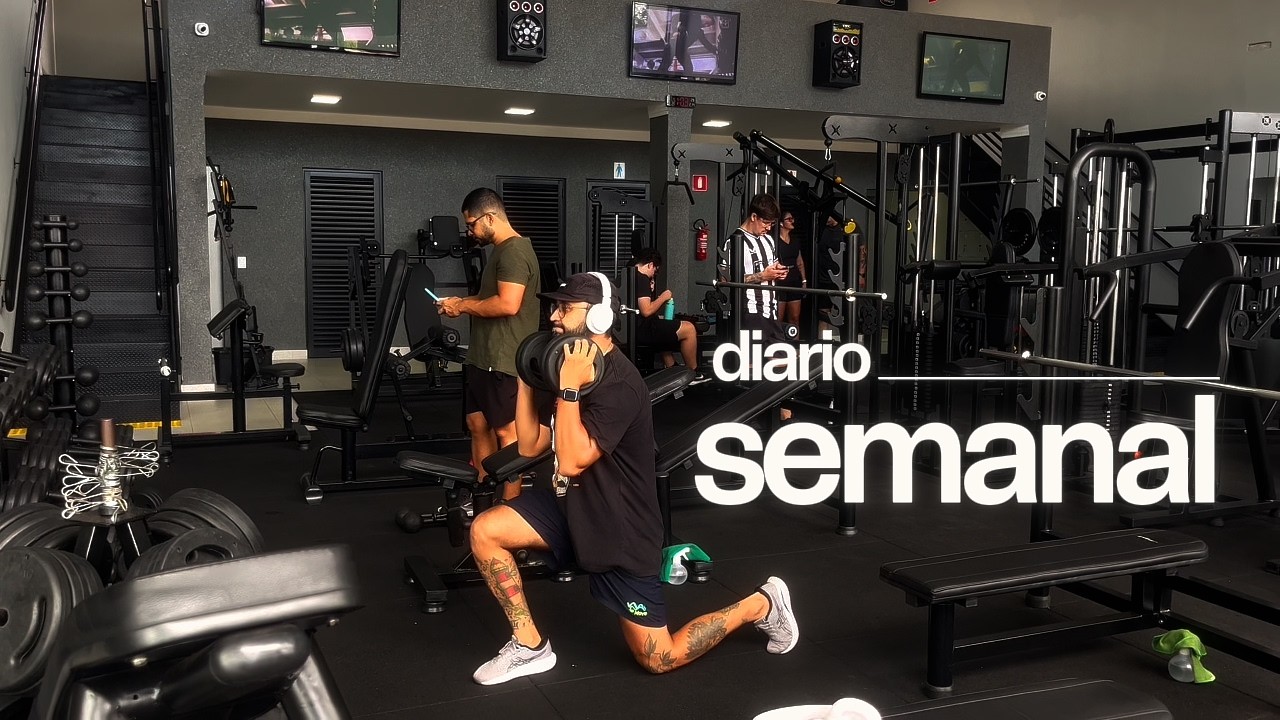 VLOG I BASTIDORES DE UMA SEMANA - treino, trabalho e rotina