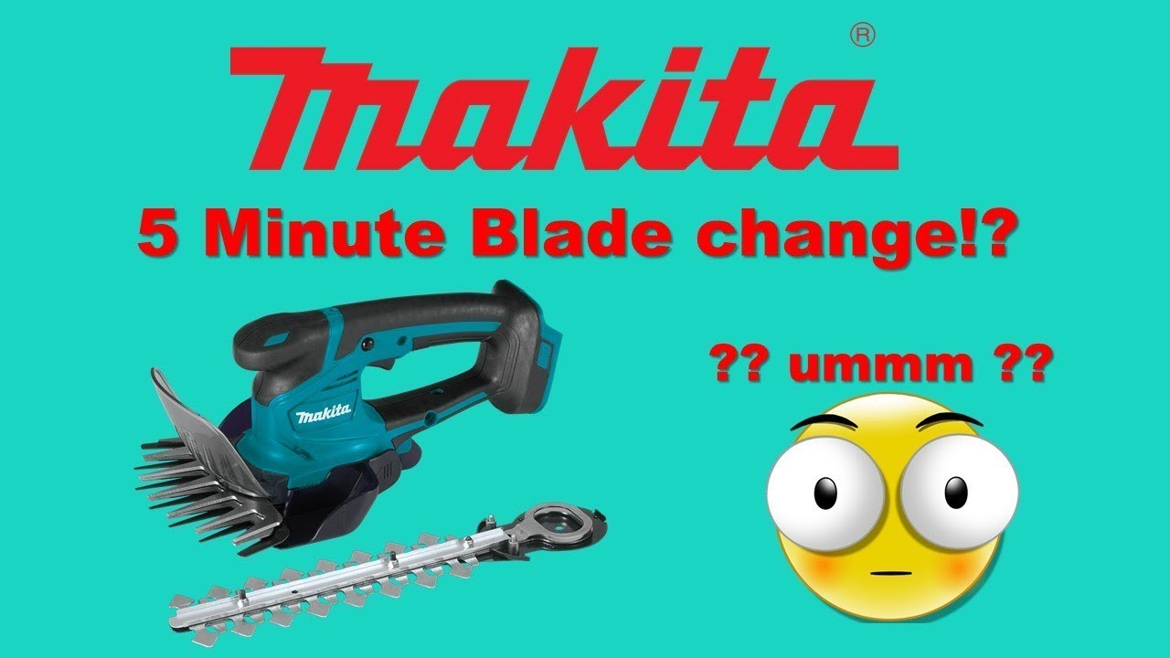 First Look at Makita's 18V Cordless Grass Shear | Hedge Trimmer Attachment
