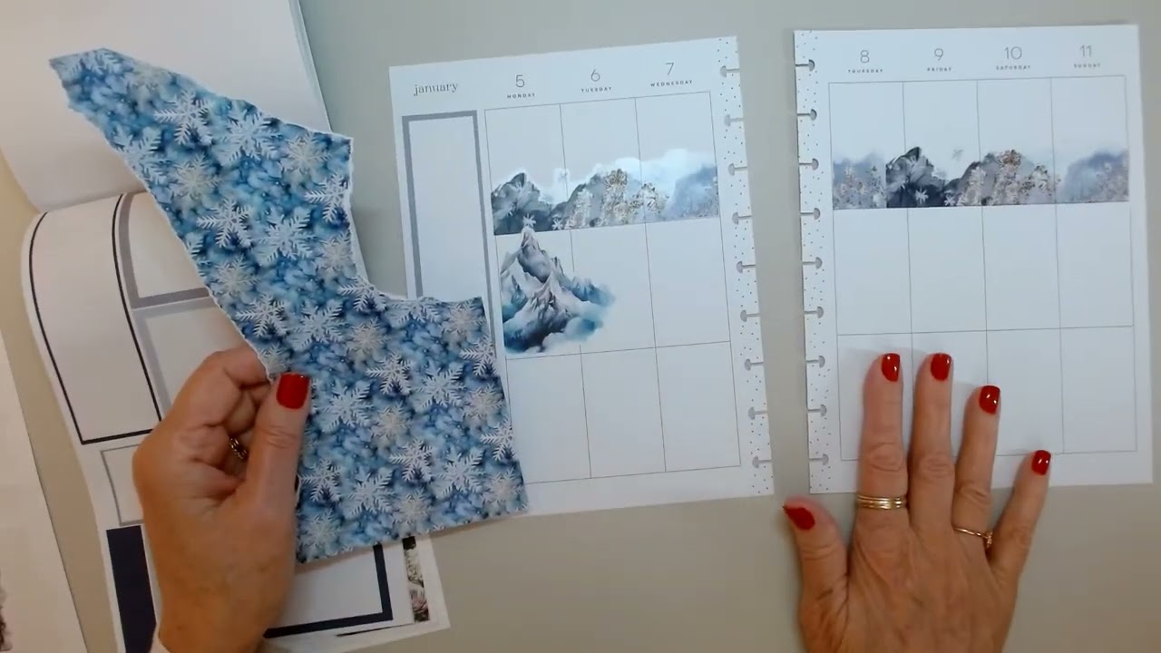 5-11 января - Happy Planner Vertical - Casthetic Plans Cozy Winter