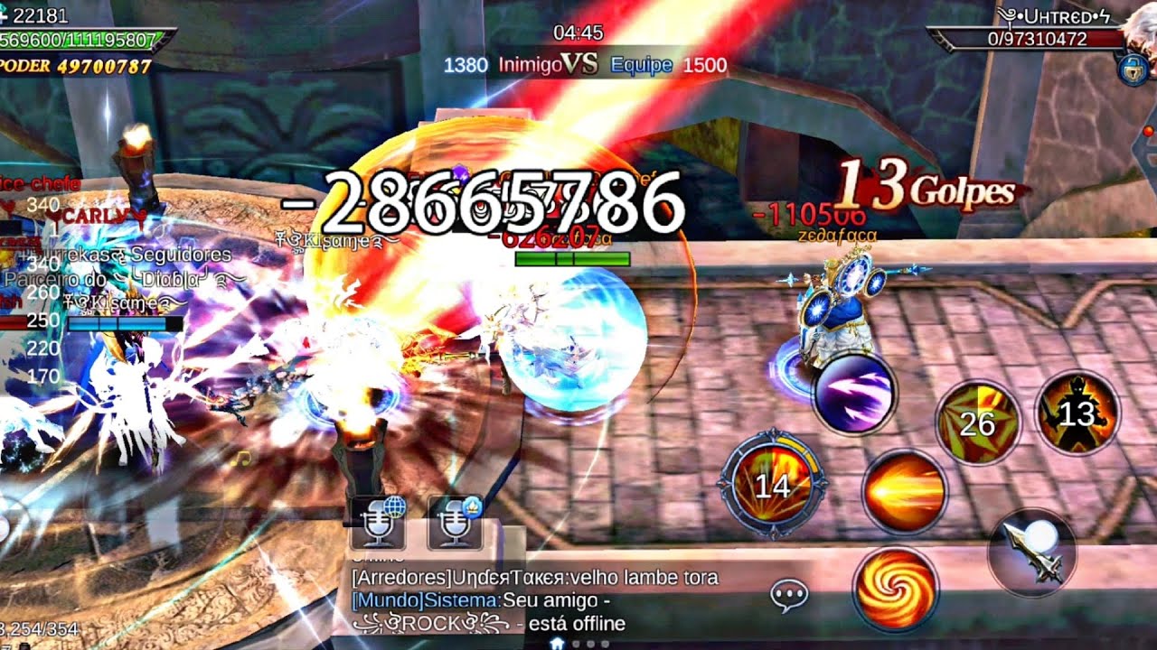 Goddess Primal Chaos: Corrida as Armas( Zé da Faca) #top5SA #topKill #top2 war