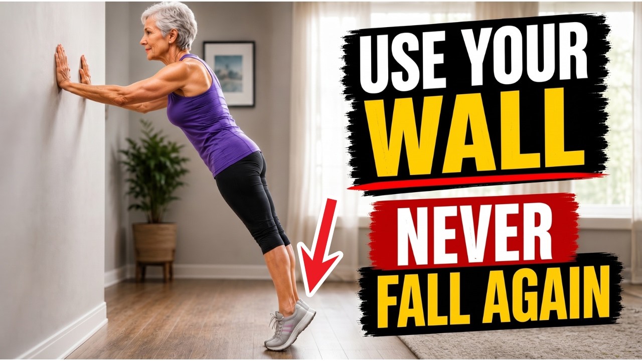STAY INDEPENDENT! The 5 Wall Exercises Seniors Use to Stop Leg Weakness & Falls