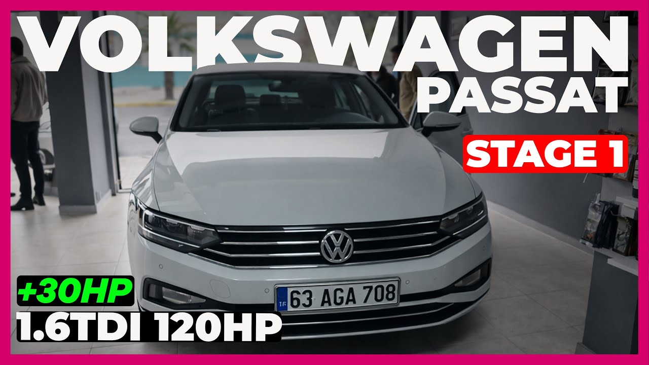 VW Passat 1.6 TDI Stage 1 | +30 HP Performans Farkı