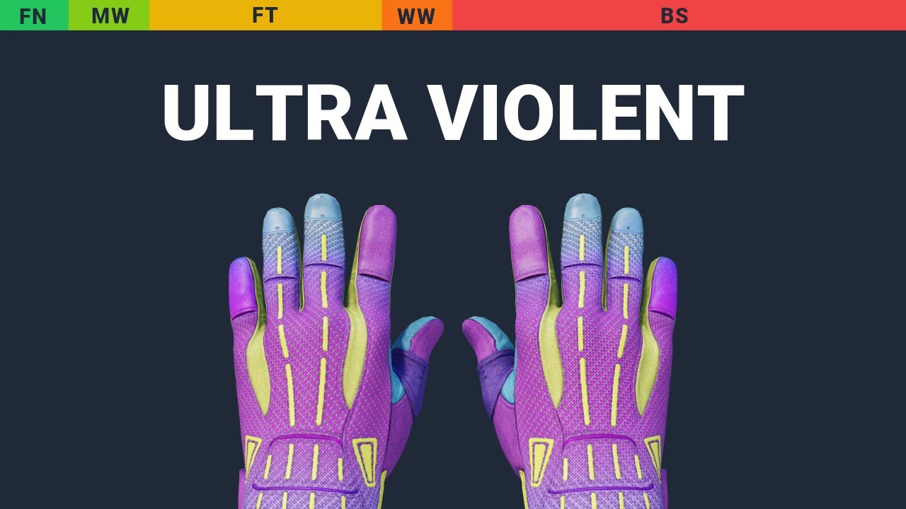 Sport Gloves Ultra Violent - Skin Float And Wear Preview