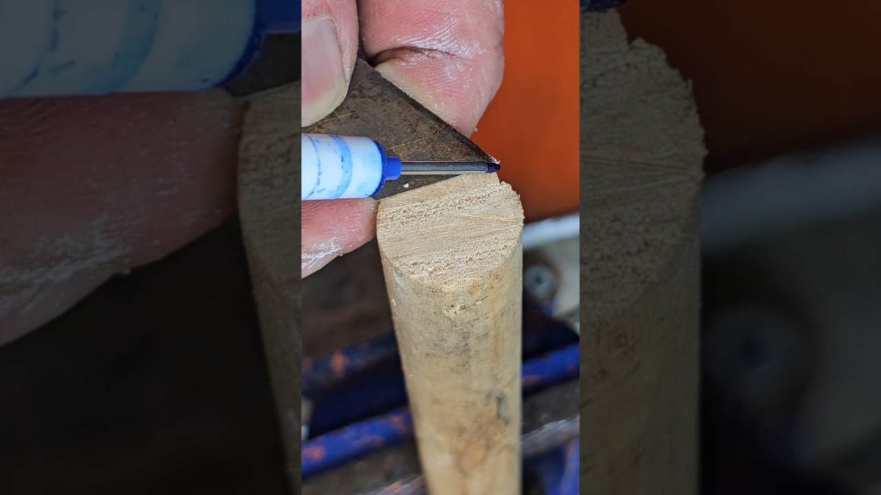 Maneira simples de centralizar o meio da madeira #diy ##lifehacks #shorts