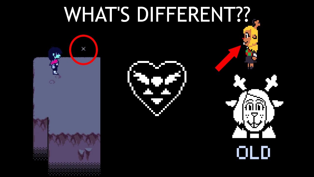 Все различия в ОРИГИНАЛЬНОЙ демоверсии Deltarune