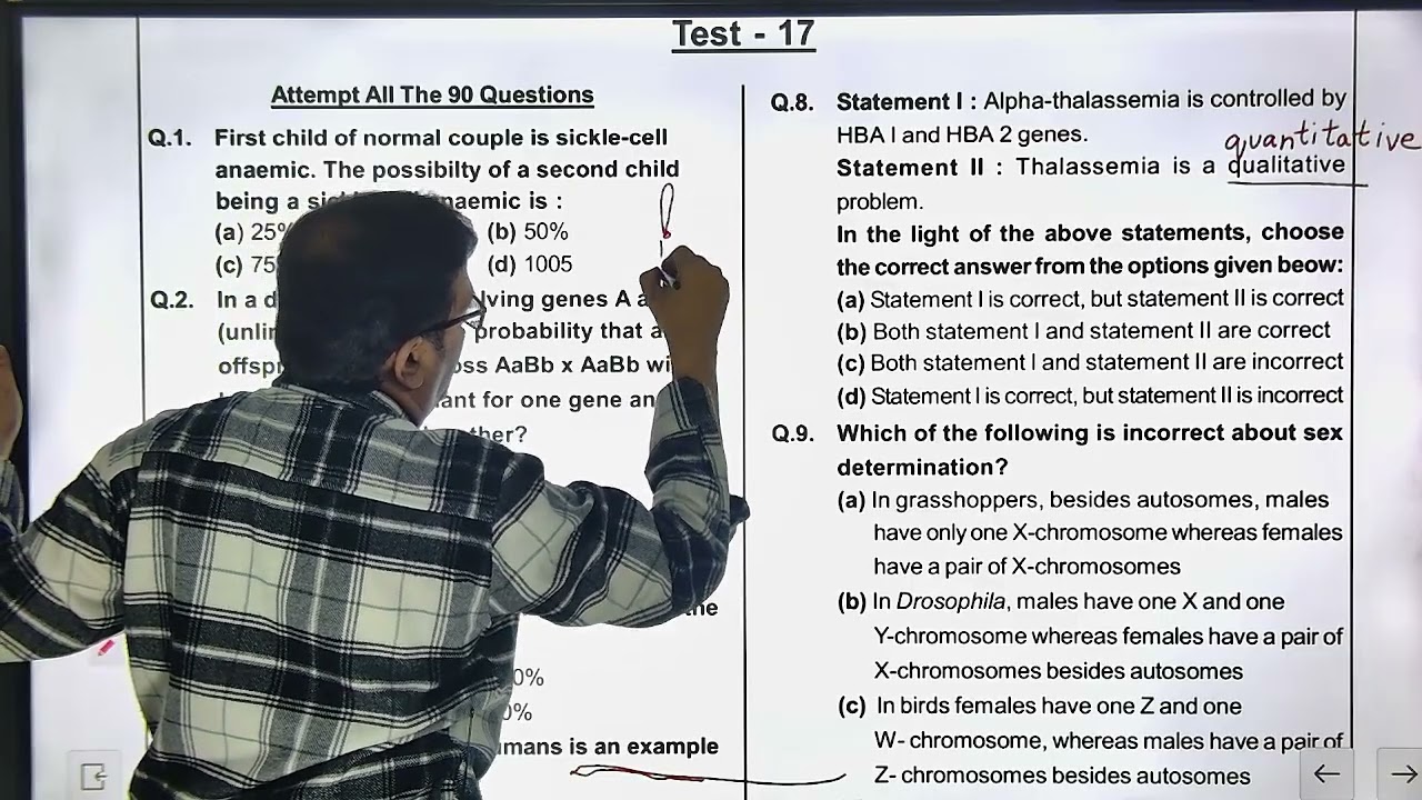 Solution of Problems of Genetics