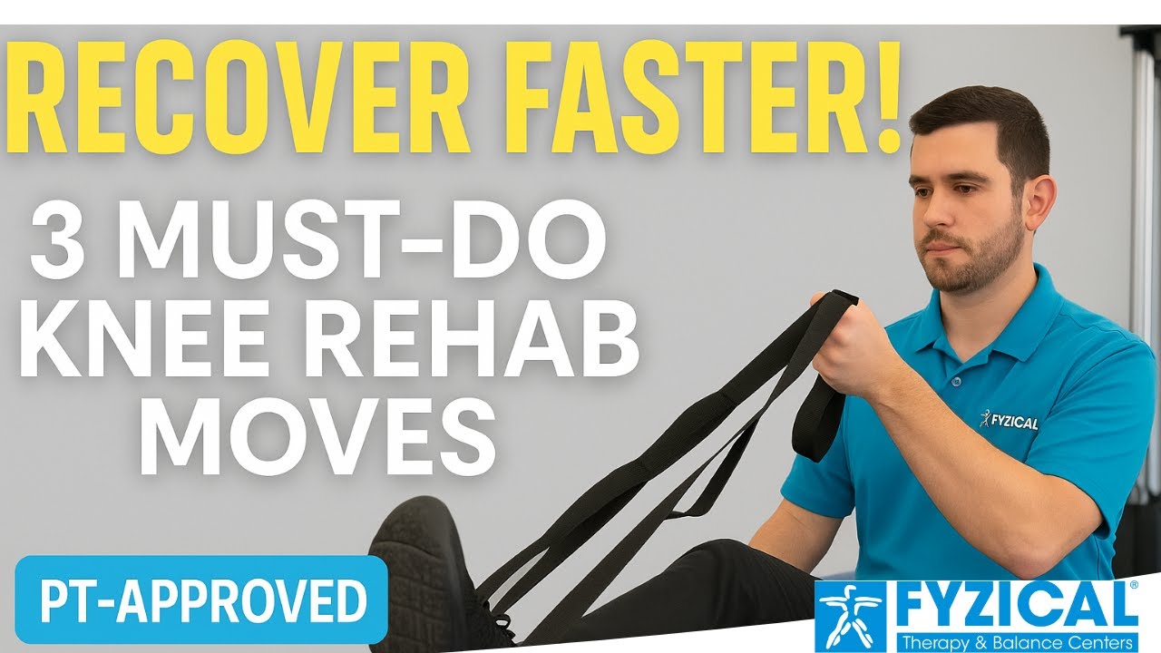 Top 3 Exercises After Knee Replacement | How to Use the PurePT Stretch Strap for Faster Recovery