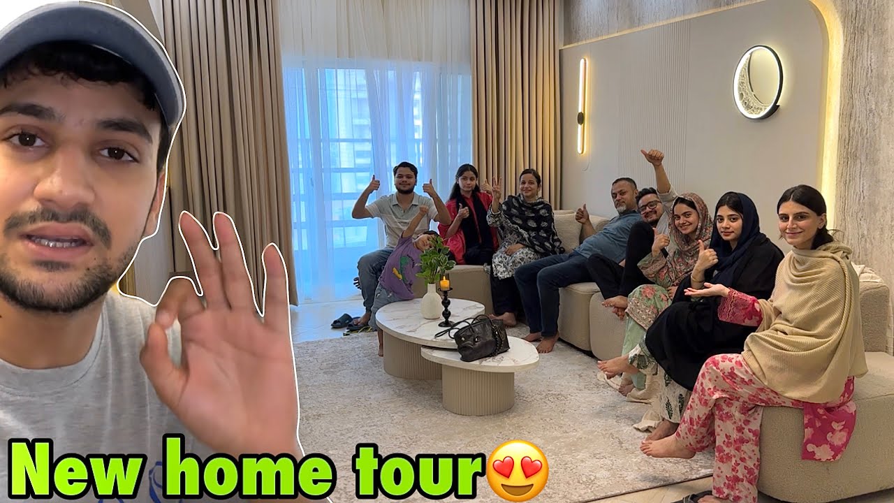 New ghar ka tour karwadiya family ko😍❤️ | Kis kis ko passand aya🤲🏻