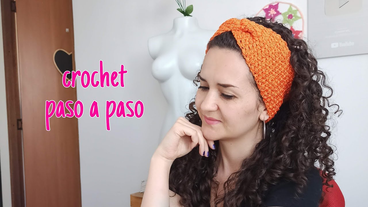 Vincha - Balaca a crochet / punto frijol