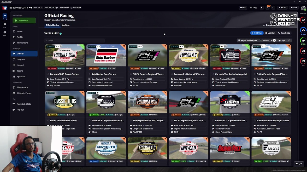 iRacing - Formula 1600 - Virginia North Course