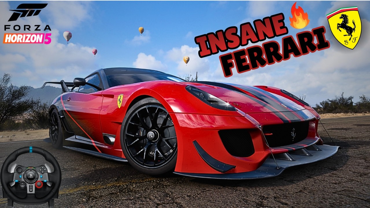 Driving an INSANE Ferrari 599XX Evolution💀 | Logitech G29 Gameplay