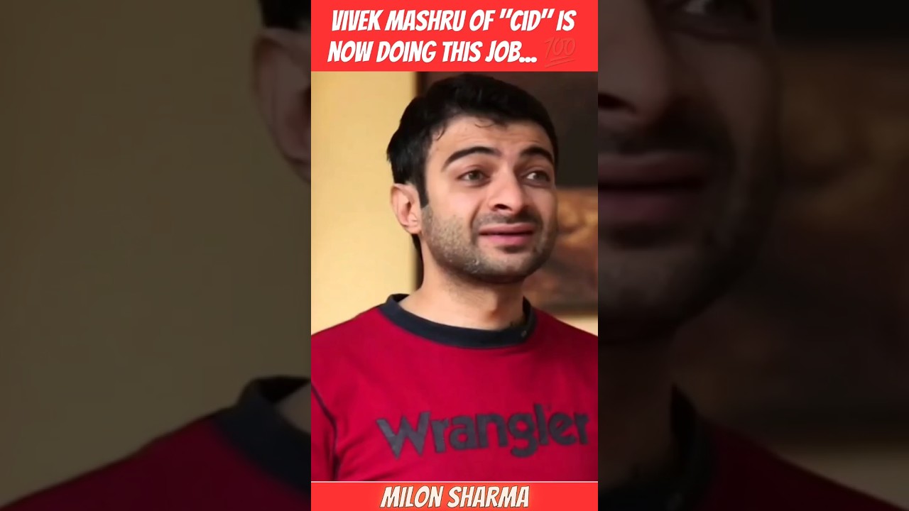 Vivek Mashru of CID!!! #cid #shorts #ytshorts #vivekmashru #neuzboy