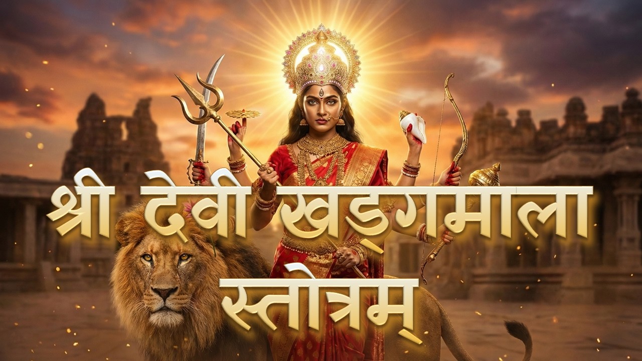 श्री देवी खड्गमाला स्तोत्रम् | Sri Devi Khadgamala Stotram | Powerful Sri Vidya Chant