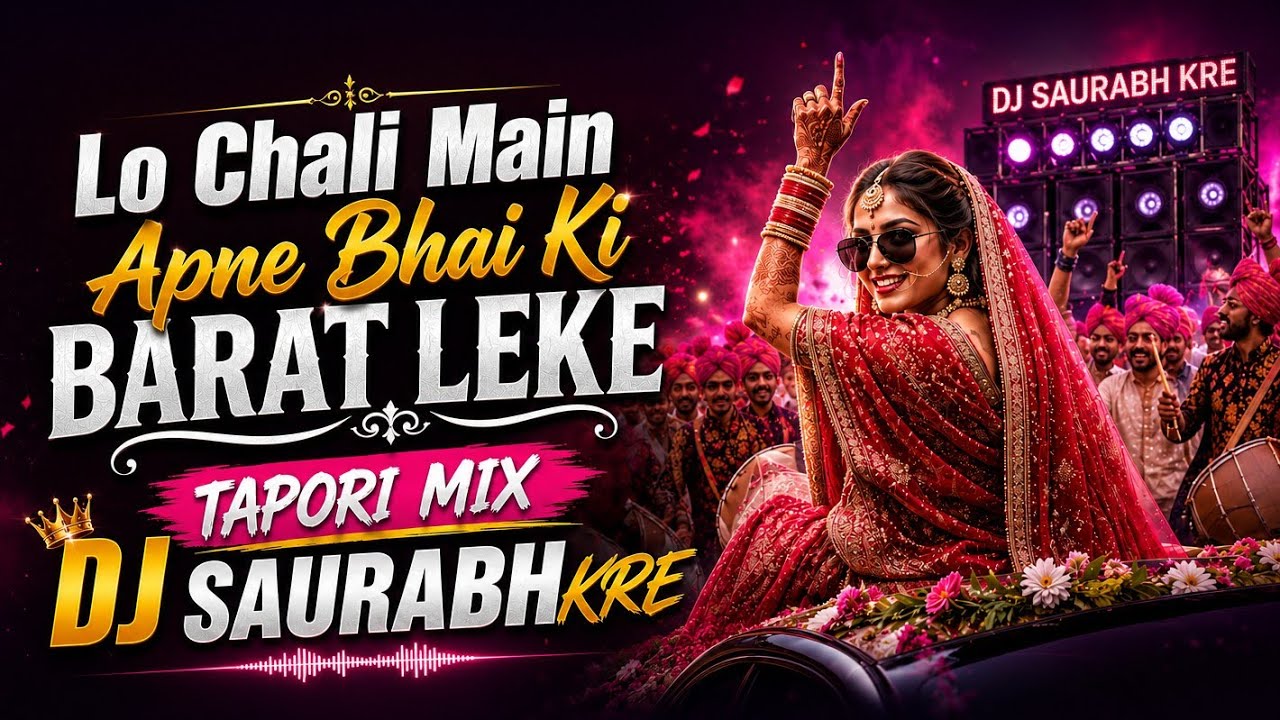 Lo Chali Main Apne Bhai Ki Barat Leke | Tapori Mix | Dance Mix | Barat Special | Dj Saurabh Kre