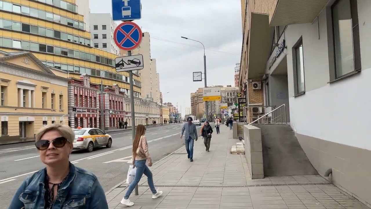 11.04.24 от метро Таганская по Таганской улице, через улицу Большая Калитниковская в баню Калитники.