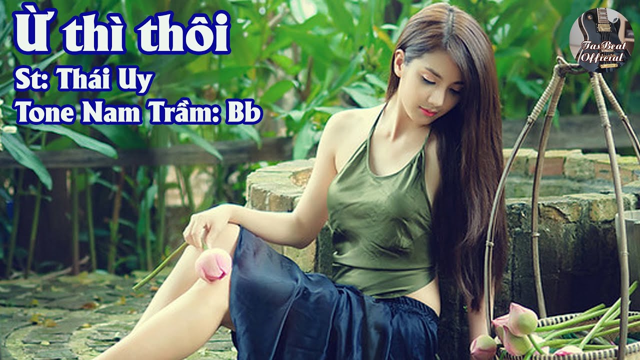 Karaoke Ừ Thì Thôi Tone Nam Trầm | TAS BEAT
