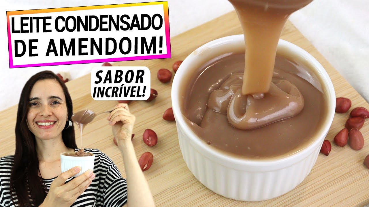 NUNCA MAIS COMPRE LEITE CONDENSADO, USE AMENDOIM! TRUQUE INCRÍVEL!