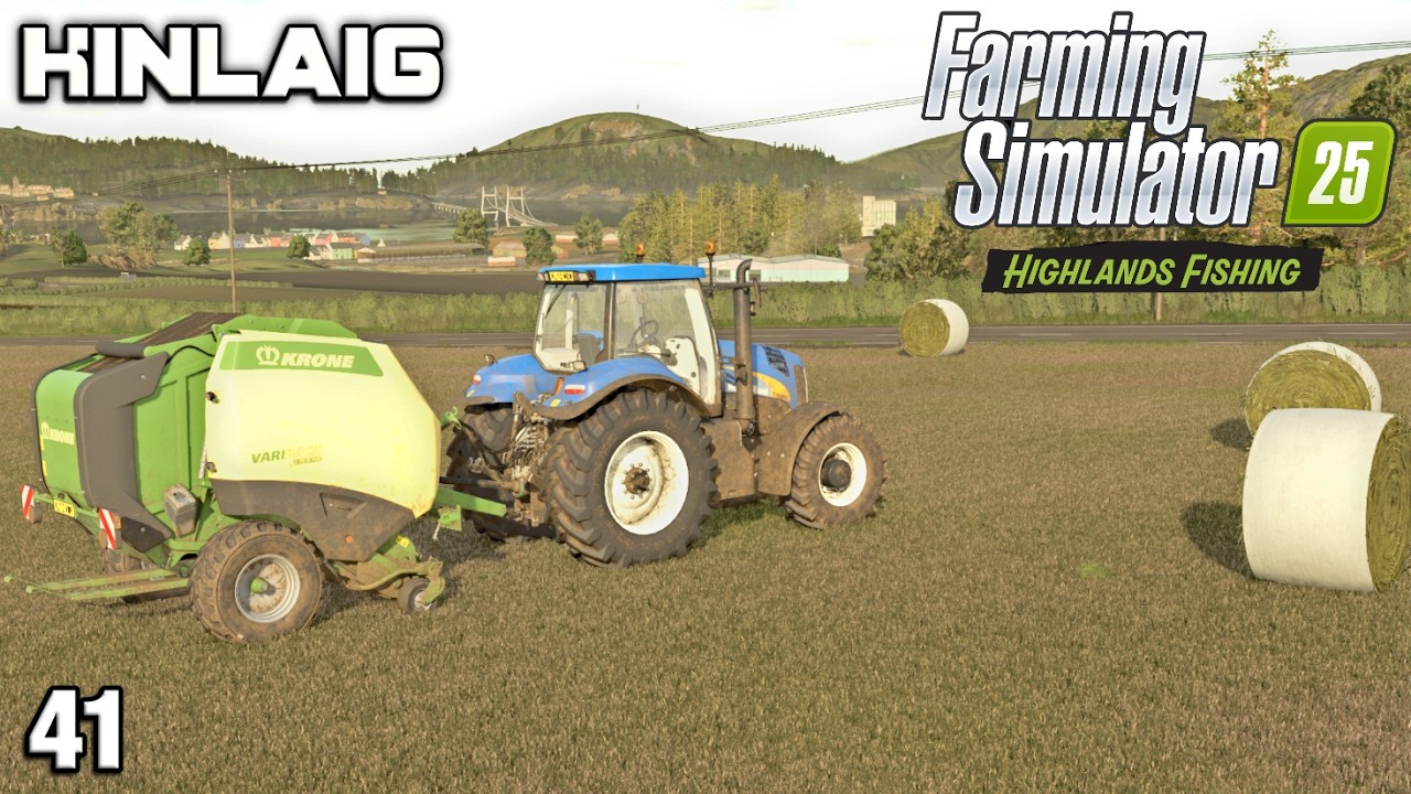 GRASS WORK AND FIRST WINDMILL PROGRESS Highlands Fishing Expansion Kinlaig FS25 Ep 41