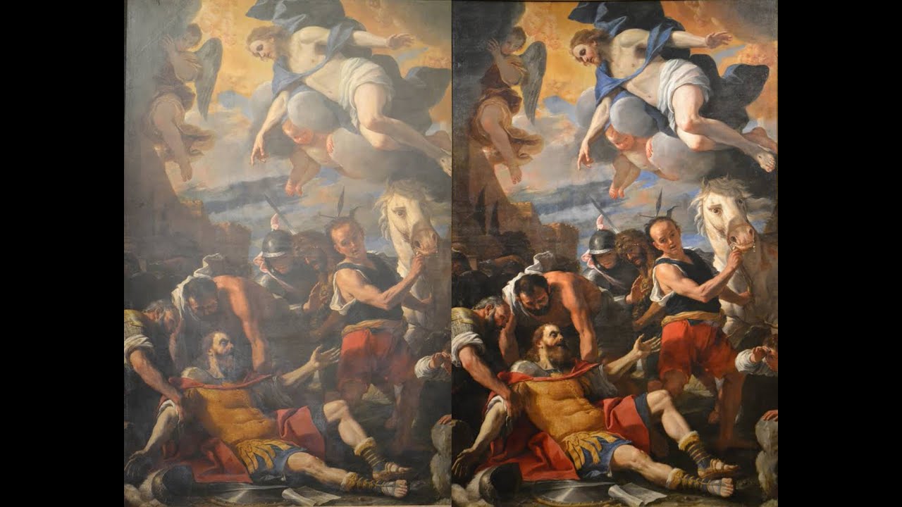 Restoration of The Conversion of St Paul by Mattia Preti